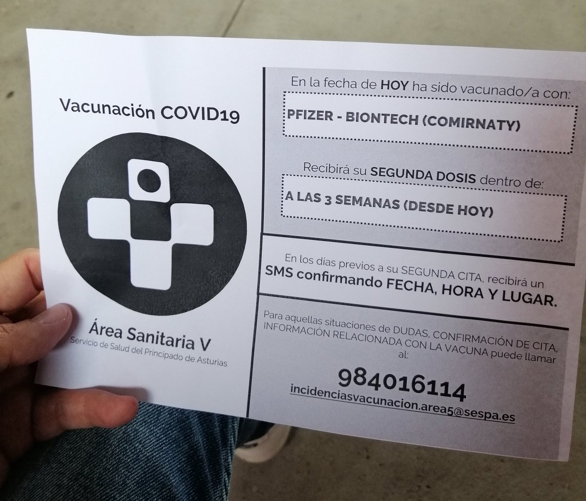 DavidGonzalezzz's tweet photo. Más cerca del final de esta pesadilla. #YoMeVacuno 💉 👏 https://t.co/DMDPOMbAE8