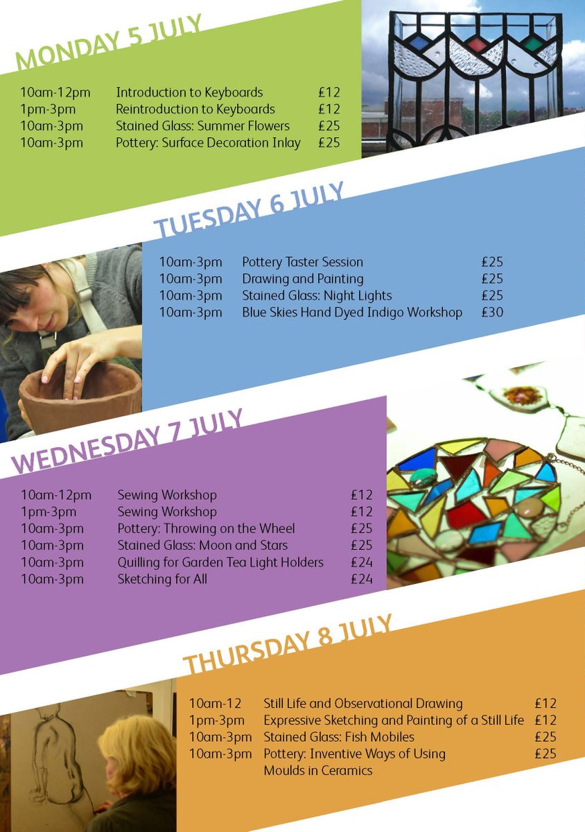 We are so pleased to launch our Adult Summer School. Take a look at some of the many courses on offer and make sure you book your place early to avoid disappointment. Course descriptions are available online. Book online now adultlearningcardiff.co.uk