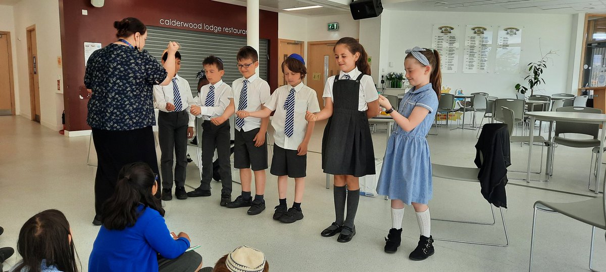 P4Calderwood's tweet photo. Shabbat shalom from Primary 4! Well done to Samantha and Joshua, who were Aba and Ima this week. https://t.co/BQa4XDW2kL