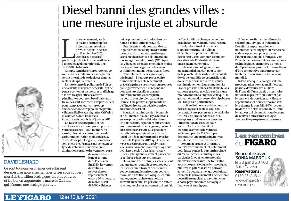 «La loi climat et résilience s’apparente à une loi "climat et pénitence" pour des millions de Français»

(Re)Lire la tribune de <a href="/davidlisnard/">David Lisnard</a> qui dénonce la vision punitive,injuste et absurde du gouvernement actuel et invite à faire rimer écologie avec sté prospère et nation unie