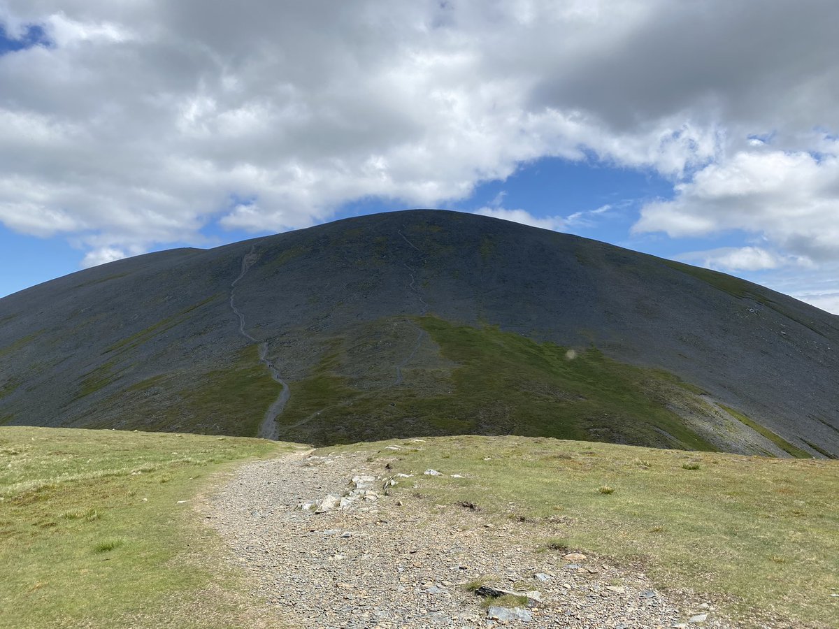 acsnottingham's tweet photo. #CarlSide overlooking #Skiddaw which is to come shortly. https://t.co/6S8PfUTkgS