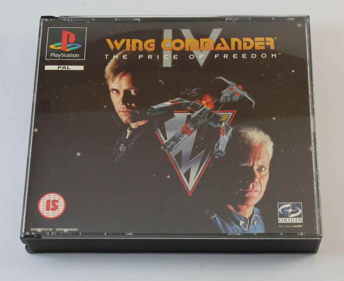 chilloutgames's tweet image. Big Box - #Playstation: #WingCommanderIv (5 photos) chilloutgames.co.uk/PS1/Wing_Comma…