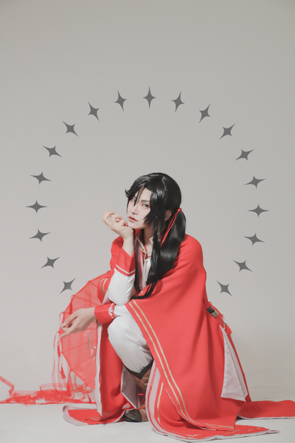 ウィッグ天官赐福 三郎 コスプレ