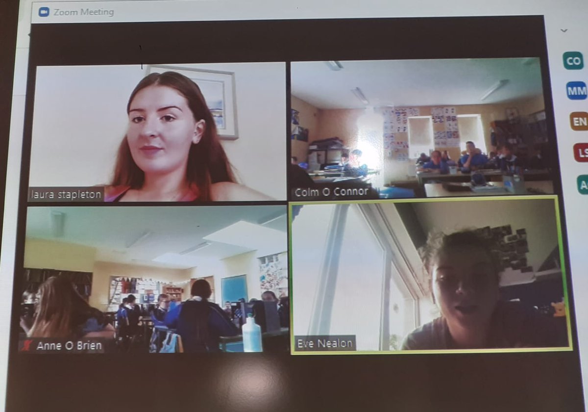 Our Sixth classes were delighted to get the opportunity to chat to our past pupil Laura Stapleton and   <a href="/shippensburgU/">Shippensburg University</a> <a href="/NealonEve/">Eve Nealon</a> about their recent selection for the U20 @Bballirl Irish squad. Very inspiring. <a href="/LimerickCeltics/">Limerick Celtics</a>