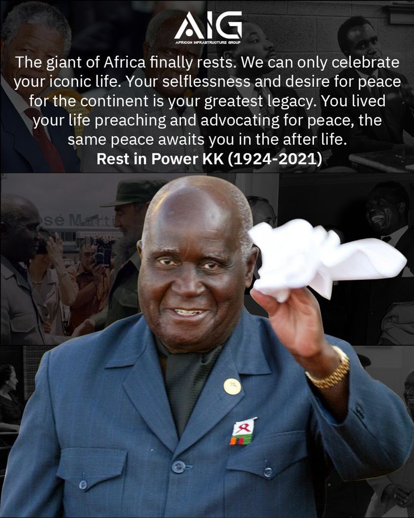 He lived to unite Zambia as a country in Person. Once again he does it in his Demise. #RIPKK #KennethKaunda #RIPKennethKaunda