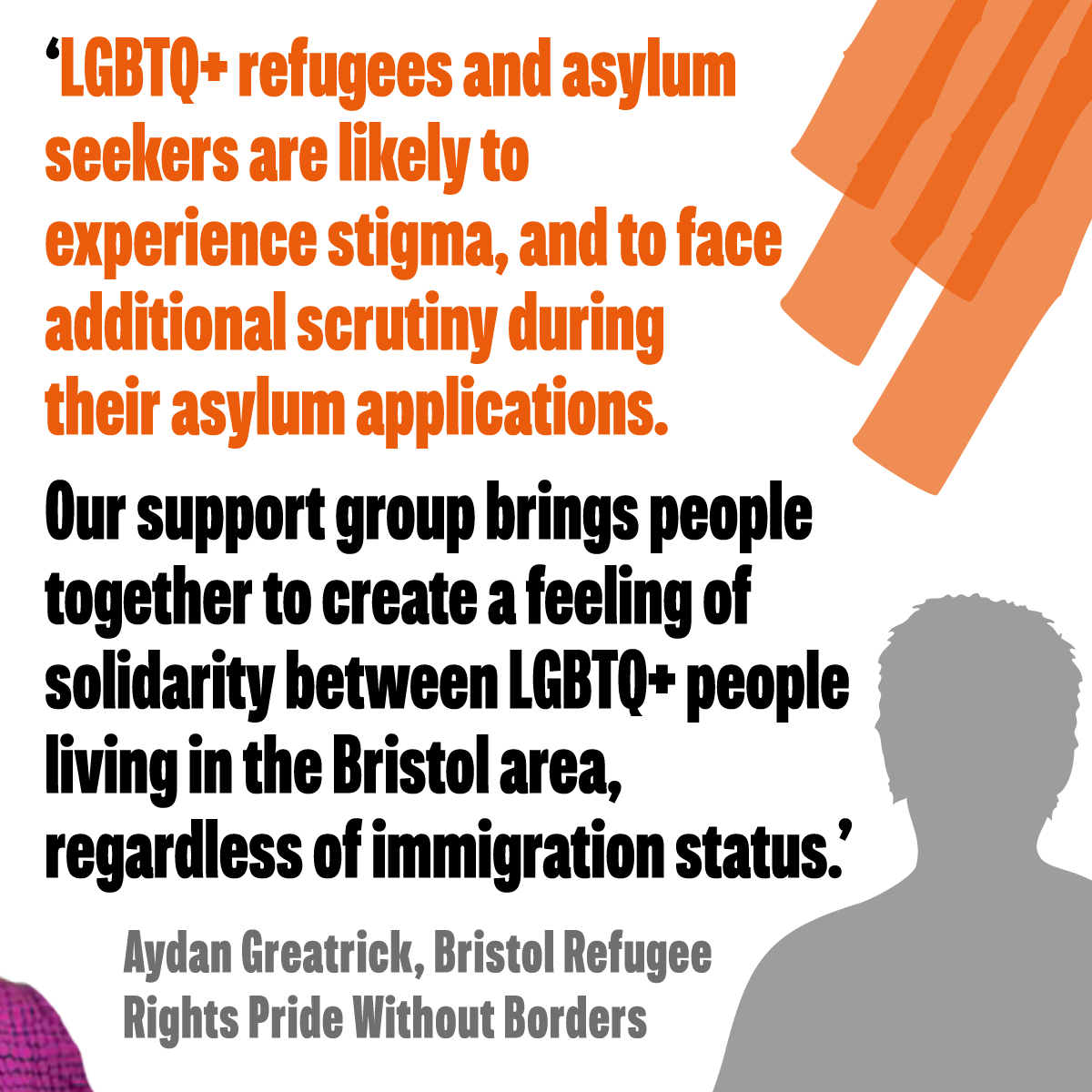 It's #RefugeeWeek2021, and being #ProuderTogether means demanding better treatment and immigration systems for LGBTQ+ refugees and extending them our love, solidarity, and support.