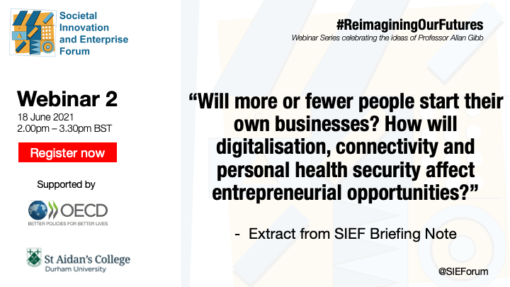 <a href="/KatPen/">Kathryn Penaluna</a> As always a great line up at this event celebrating the thinking of Allan Gibb <a href="/BigIdeasWales/">Big Ideas Wales</a>
 <a href="/UWTSD/">University of Wales Trinity Saint David</a> very relevant thinking for our Welsh @startupweek2021 <a href="/SwanseaBID/">Swansea Business Improvement District</a> <a href="/SIEFORUM/">Societal Innovation and Enterprise Forum (SIEF)</a> Join @SIEForum webinar today 18 June at 2pm bit.ly/2RLhnJj