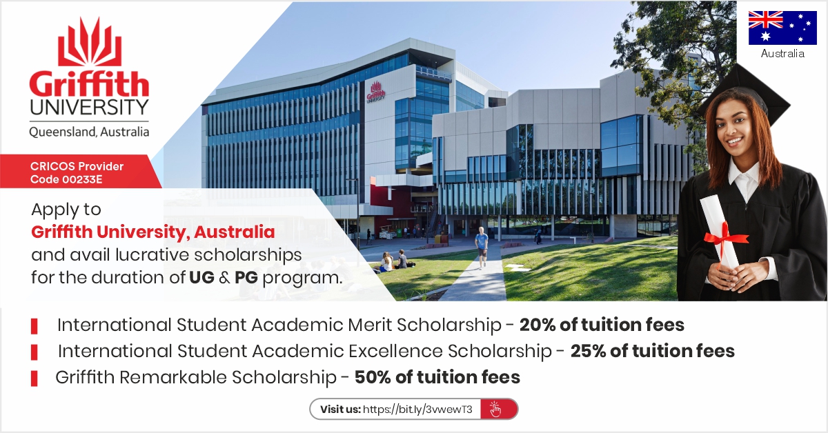 KCOverseasEdu's tweet photo. Apply to Griffith University, Australia, and avail lucrative #Scholarship for the duration of the UG &amp; PG Program!!
Visit us: https://t.co/mVnXC7lKlV
#StudyinAustralia #StudyAbroad #OverseasEducation #Australia #KCOverseasEducation #Admissions #Applications #GriffithUniversity https://t.co/F3xcawBjbw
