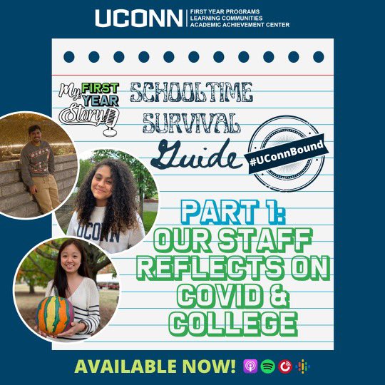 dto02002's tweet photo. Just finished listening to this thoughtful reflection on the past year from the staff of #MFYS. Check Summer Bonus Content: Episode 1 anywhere you listen to podcasts! @UConn @UConnLCIZ @UConnFYP @UConnPodcast @UConnResLife @UConnOUR @MariahNMonroe https://t.co/mo1UfqTPNr