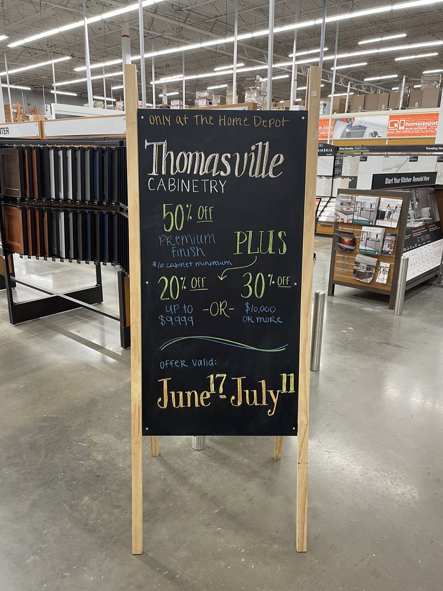 Thank you Angelina for shouting out our Thomasville cabinet promotion! <a href="/scottalex1/">Scott Santoyo</a> <a href="/DavidPuhlman/">David Puhlman</a> <a href="/RCarpenter4129/">Randy Carpenter</a> <a href="/Millaya/">Jeremy Millay</a>
