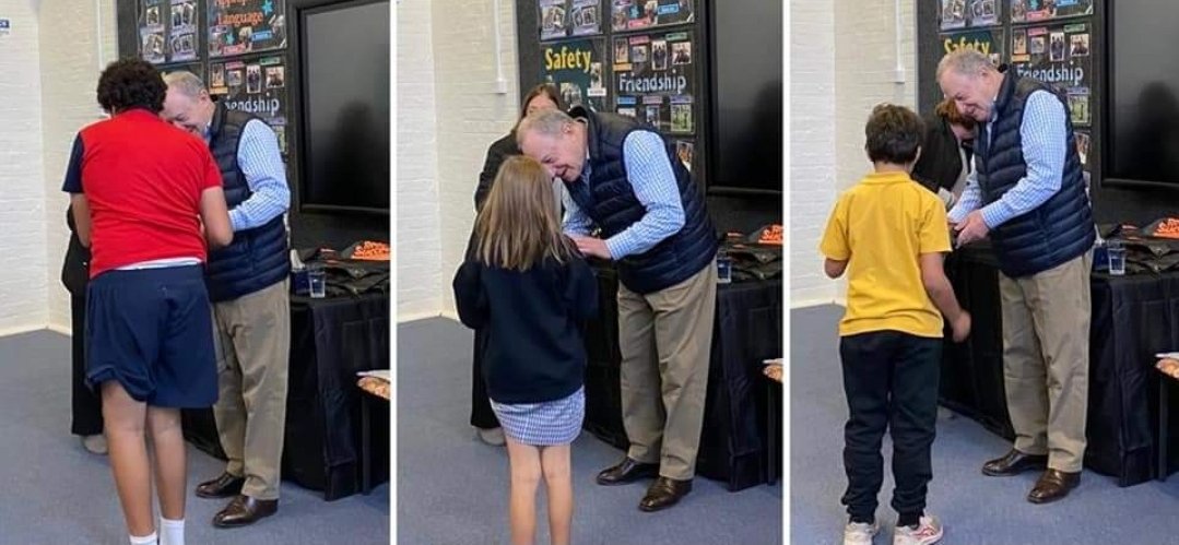 michellelgomes's tweet image. A big thank you to @BooksInHomesAus for providing #bridgeroadschool with beautiful new books fir our students to take home.  Thanks to Steve Liebmann for being such an engaging guest speaker.