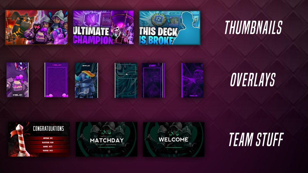 🥥long time no post, so here are some of my latest designs