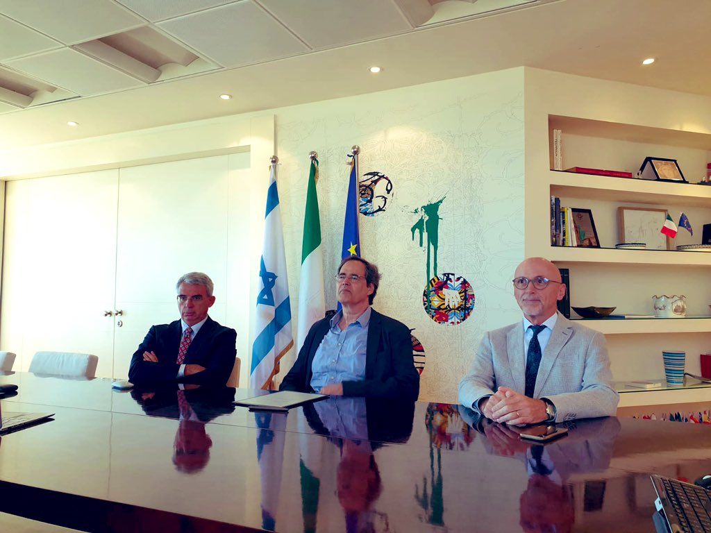 Mazal Tov to Prof. #GadiAlgazi of <a href="/TelAvivUni/">Tel Aviv University</a> for the Rita Levi-Montalcini Prize. Italy is proud to welcome you for a 4-month research at <a href="/UNIMORE_univ/">UNIMORE</a> with Prof. #MatteoAlKalak. Another project to further widen the scope of 🇮🇹🇮🇱 academic and scientific collaboration!