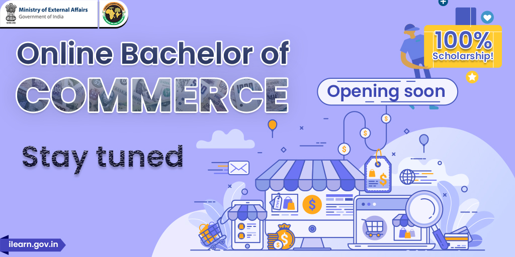 iLearnIndiaAfr's tweet photo. Study all aspects of finance 📒 &amp; management by enrolling in an online Bachelor of #Commerce. Admission opening soon at #iLearn. Govt of #India is offering 100% #Scholarship. Stay tuned for more updates 👉🏾https://t.co/abl7miogpO

#StudyiLearn #eVBAB #IndiaAfrica #Benin #Comoros https://t.co/9uKAjXEGzu