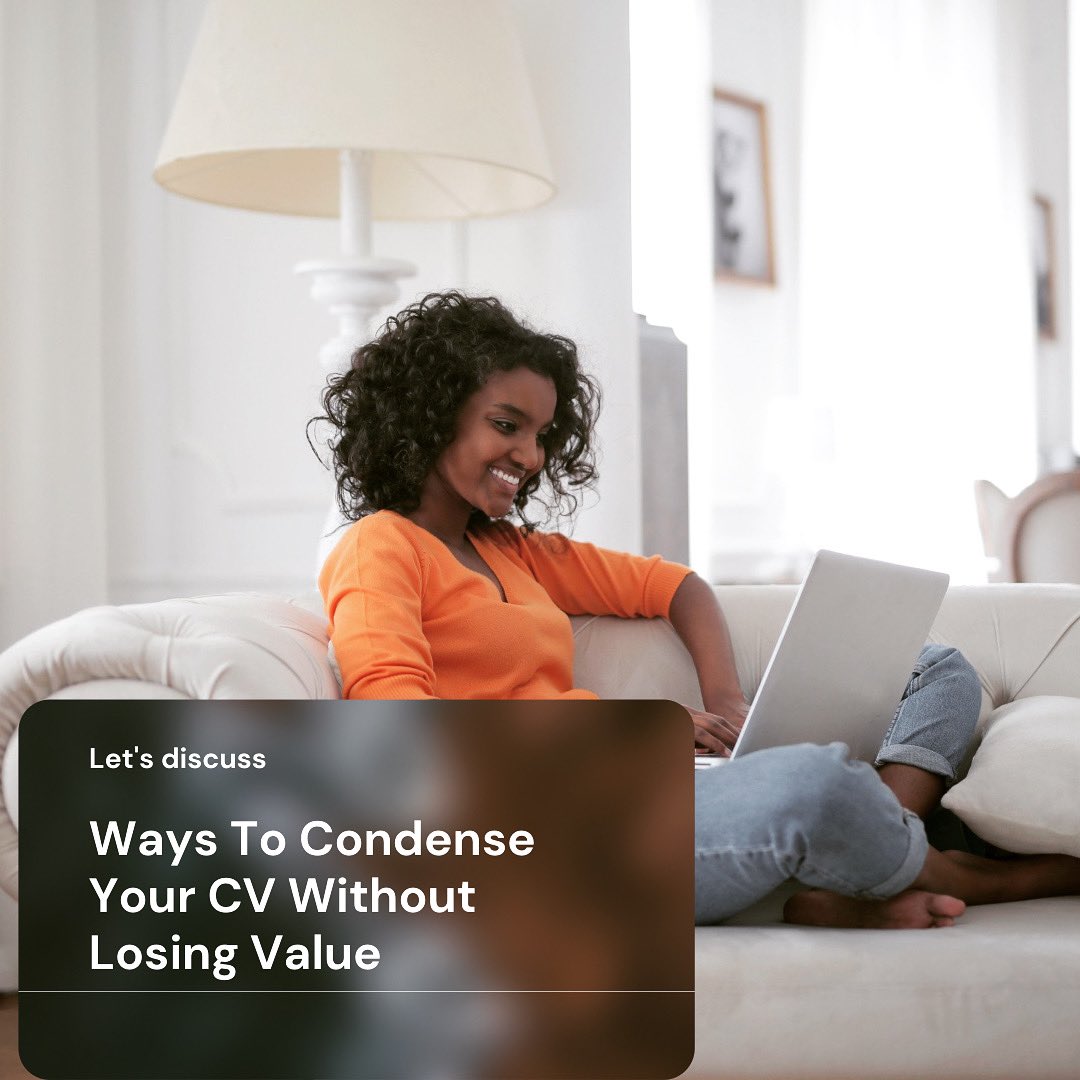 PART 1
When it comes to CVs, recent trends have lowered preferred lengths to two or three pages. If your CV is long, how can you possibly condense it without losing value? Read more 👇🏽

instagram.com/p/CQQlkV8j7EZ/…