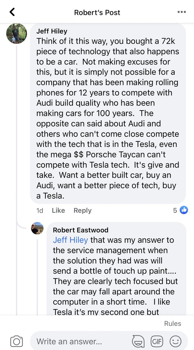 ghost_scot's tweet image. All you need to know about #TeslaPaintIssues. This is a 6 month old Tesla Model Y. The cult’s answer: “You bought a 72k piece of technology.”