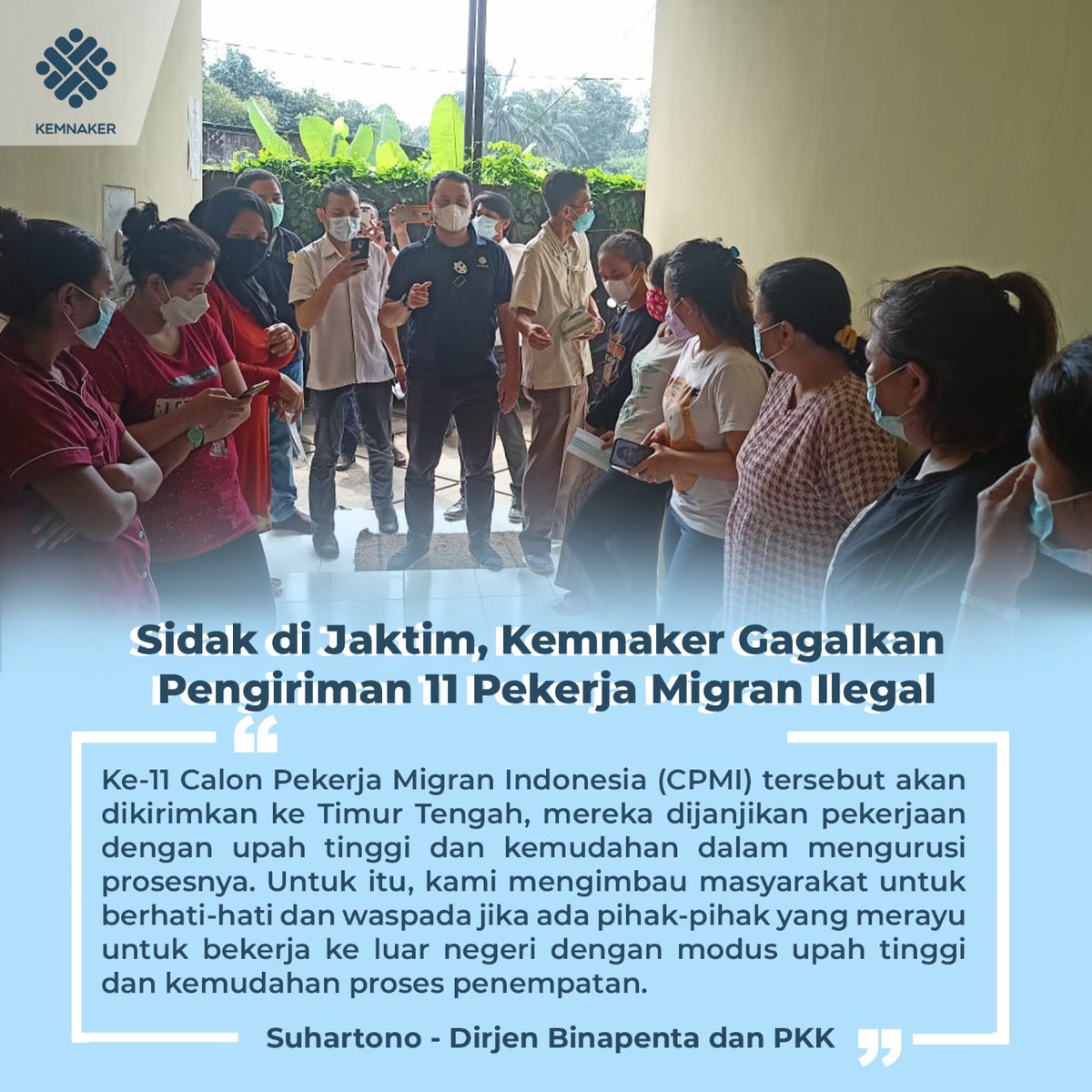 Berita selengkapnya simak #SiaranPersKemnaker berikut:
⬇️⬇️⬇️
kemnaker.go.id/news/detail/si…