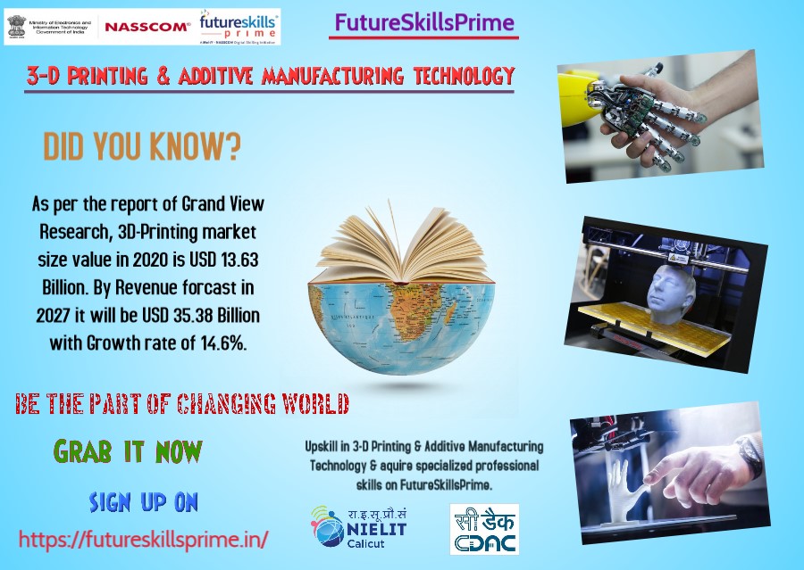3dpam_fsp's tweet photo. Up-skill in #3Dprinting &amp; #AdditiveManufacturing Technology and acquire specialized professional skills on #FutureSkillsPRIME

Sign Up Now: https://t.co/K32ZsRvRjq https://t.co/Q4THnGfEn5
