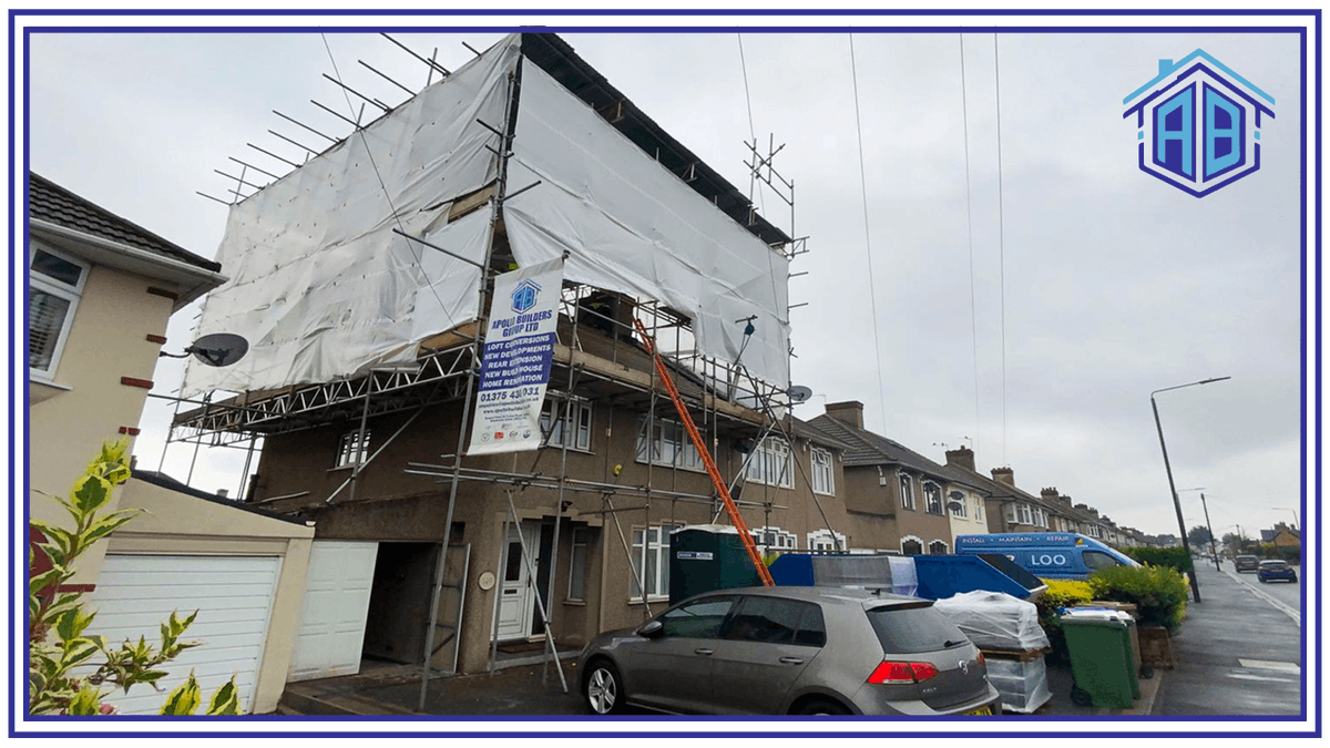 BuilderApollo's tweet photo. Swipe to see what’s going on underneath the scaffolding! 

Contact Apollo Builders Group Ltd on 01375 430031 today to talk through your requirements!

#extensions #construction #project #builders #essex #loftconversion #dartford https://t.co/GxsbSwC7Bl