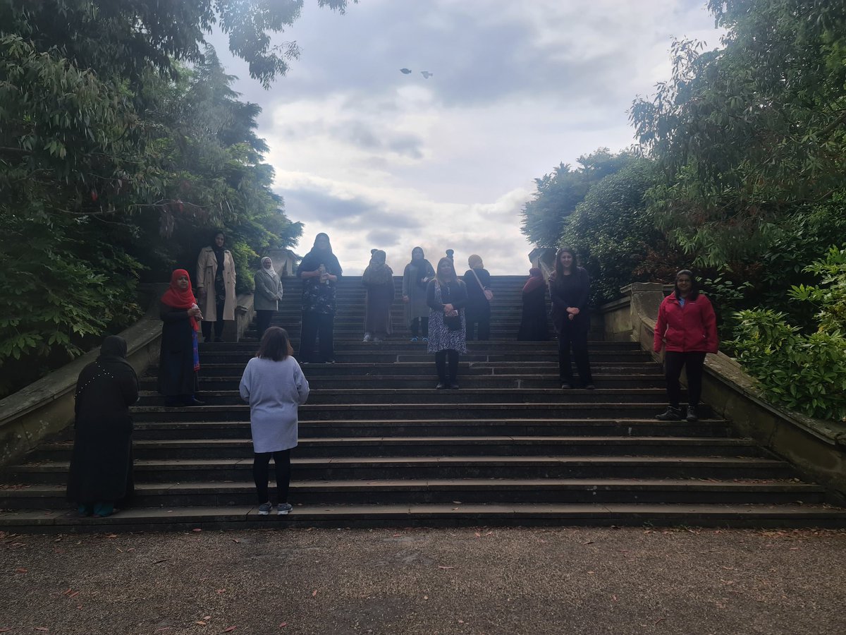 CHAI_Project's tweet photo. Fab start - relaunching our @Greenhill_HT "CHAI Wellbeing Walking Group" Brilliant turn out, supported by Biya Psychological therapist- #HealthyMinds teaching us #mindfulness walking techniques, Yasmin Toor &amp; @NoreenKhan12 motivating &amp; inspiring. #CHAIgetFit #SocialDistancing https://t.co/GdY7gRSxvg