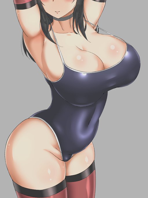 (R-18/WIP)
スク水上手く塗れた気がするので嬉しい 