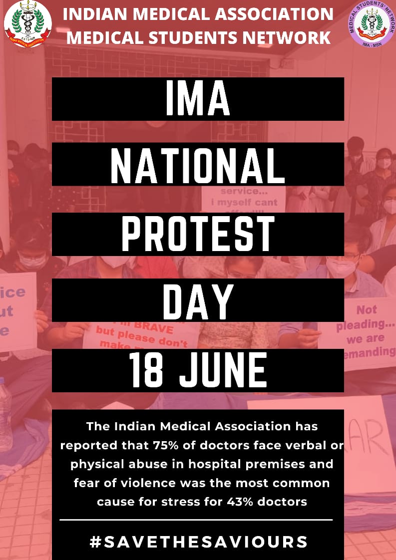HqsMsn's tweet photo. #SaveTheSaviours

Break The Silence.

Zero Tolerance to Violence 💯 
@jayalal10 
@drsreejith 
@IMAIndiaOrg 
@imajdnnational https://t.co/qNmVGHVnKy