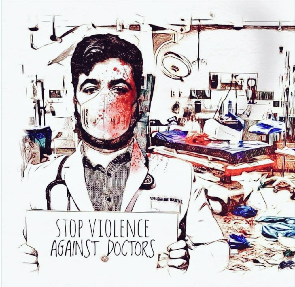 HqsMsn's tweet photo. #SaveTheSaviours
Hands That Heal Shouldn't Bleed!!
@ANI 
@narendramodi 
@IndianMedAssn https://t.co/RQN1p0qZqC