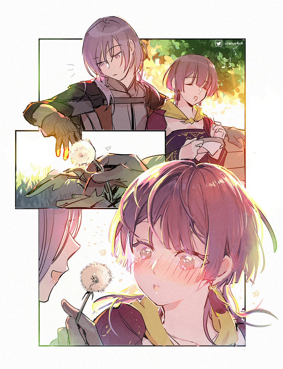 🍃💜💜

#Fe3H #FireEmblemThreeHouses 
#FE3Houses
#ユリベル #ベルナデッタ #ユーリス 