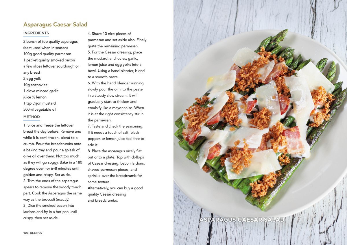 Lovely recipe here from Chef <a href="/Harryqnn/">Harry Quinn</a>  Pichet. ‘Asparagus Caesar Salad' One of over 50 recipes in our new book ‘The John Stone Guide to Cooking with Fire’ Order here bit.ly/2Uh4uIv