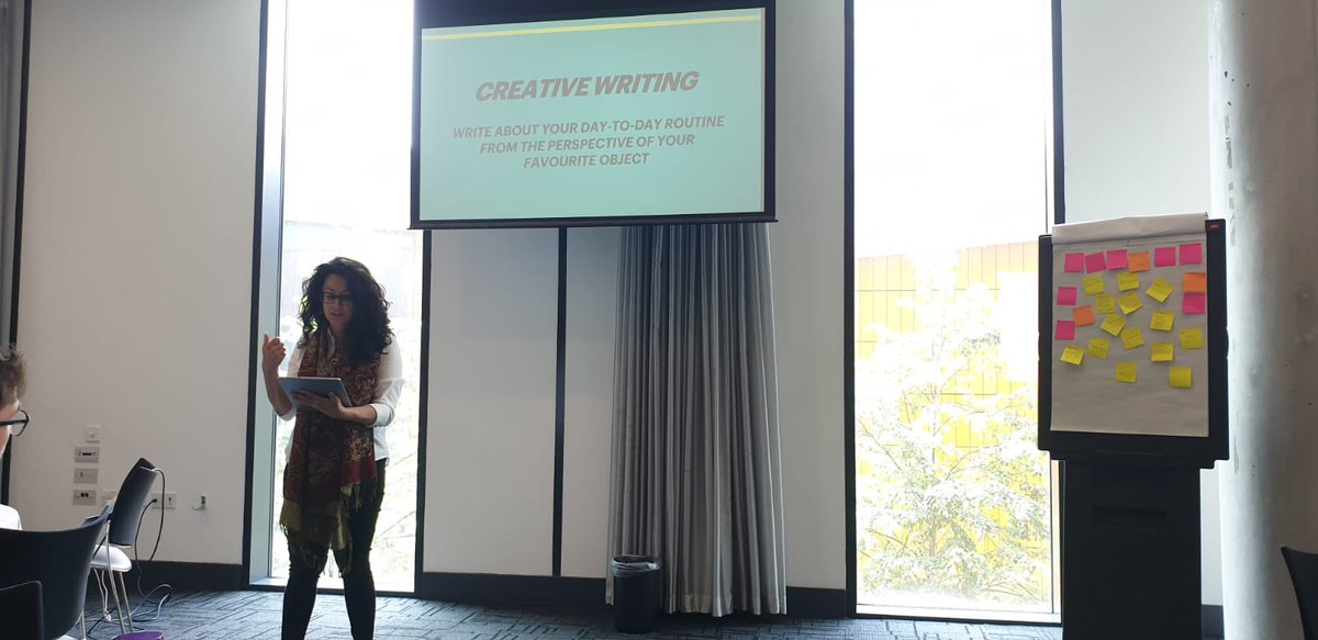 The wonderful Saiqa Butt takes over the PhD Awayday with a creative writing workshop