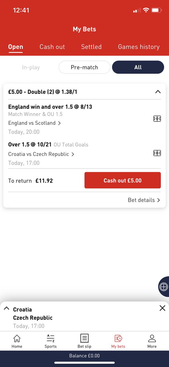 TipsCtb's tweet image. My first bet today is double not great odds but better than nothing don’t know how the Sweden vs Slovakia game would play out so I decided to leave it.