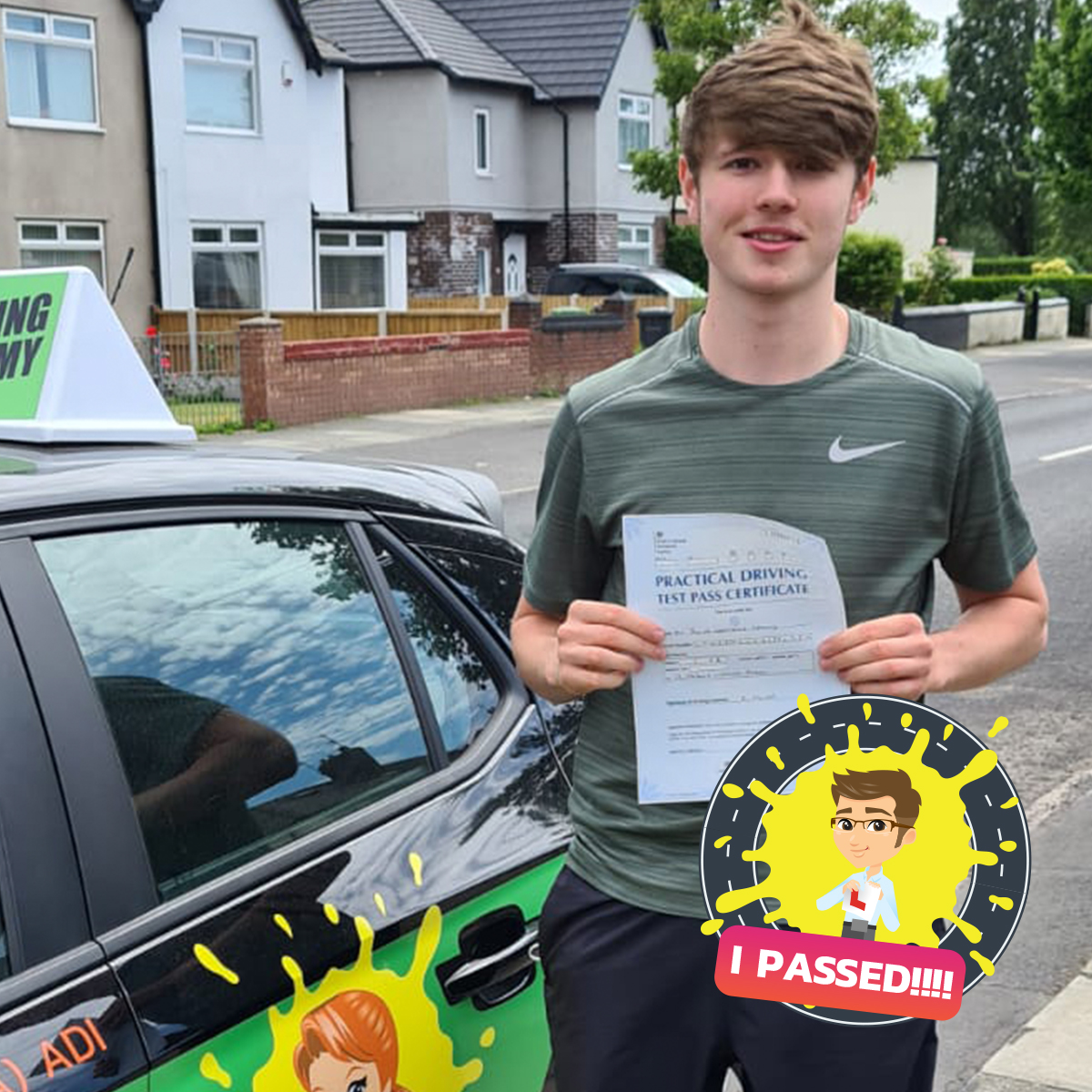 driveacademy's tweet photo. IT'S FRIDAY!!

A huge well done to Annie who passed with Bob (with a perfect drive), Kayleigh and Jacob who passed with Liam, Bernadette who passed with James, 

Want to pass your driving test? Send us a message with your postcode!!!

#drivinglessonsinliverpool https://t.co/xwYyRoDdNn