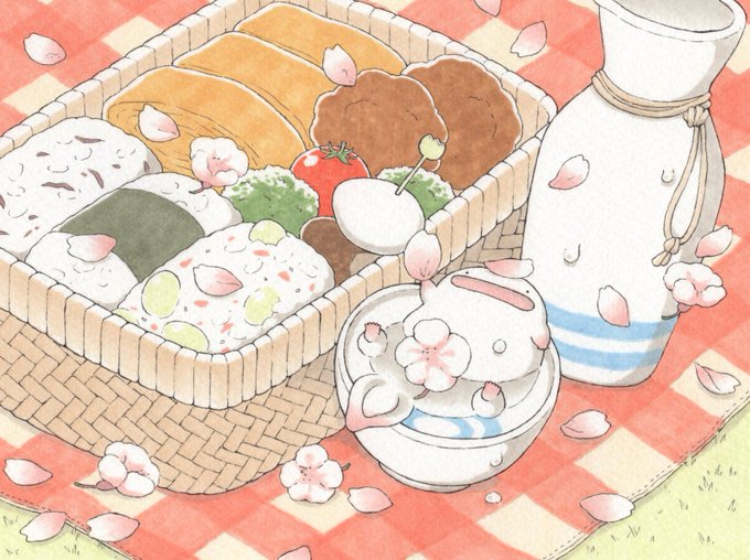 「お弁当 ピクニック」のTwitter画像/イラスト(新着)