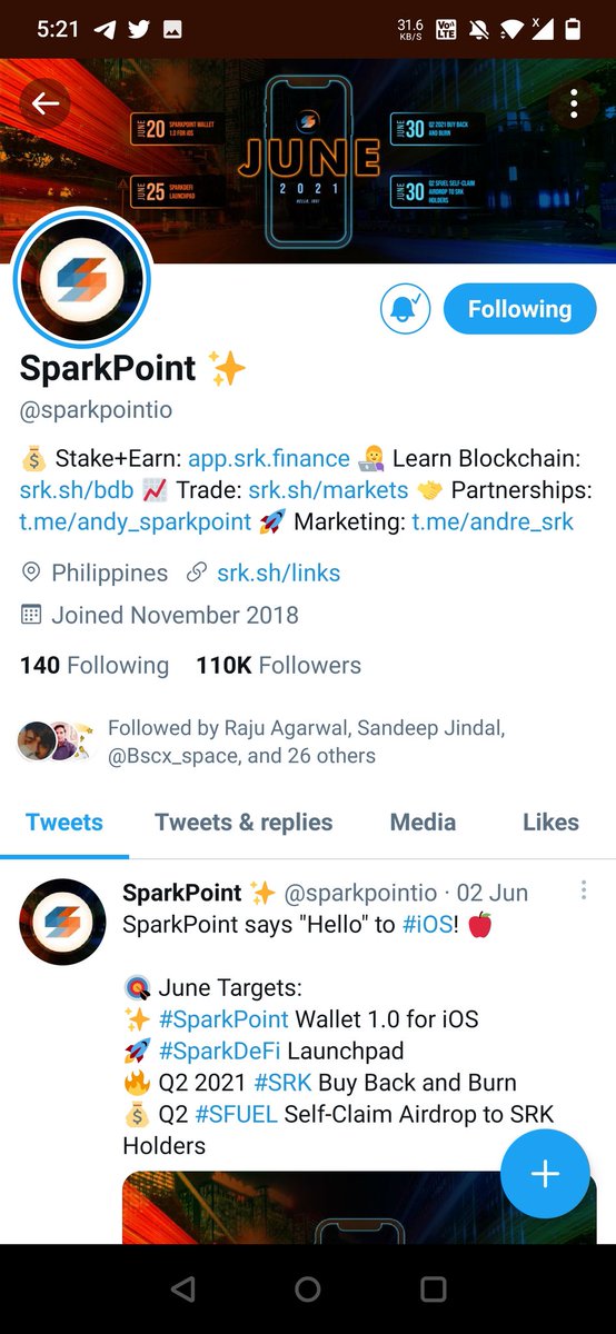 Krishanbansal88's tweet photo. @BARMY_Official @SparkDeFi @sparkpointio @ronnie_184 @Bscx_space @launchzoneann Thank you for the opportunity 😊 @BARMY_Official @SparkDeFi
&amp; @sparkpointio
#SRKb #BARMY
All Steps are followed carefully
✅ Followed all the accounts
✅ Joined TG group ( TG :- Harpreets95
✅ Posted Screenshots

Inviting:- @Sandy143jindal @vikasjindal0001 @mukesh31_ https://t.co/fmRmqe5Tt7