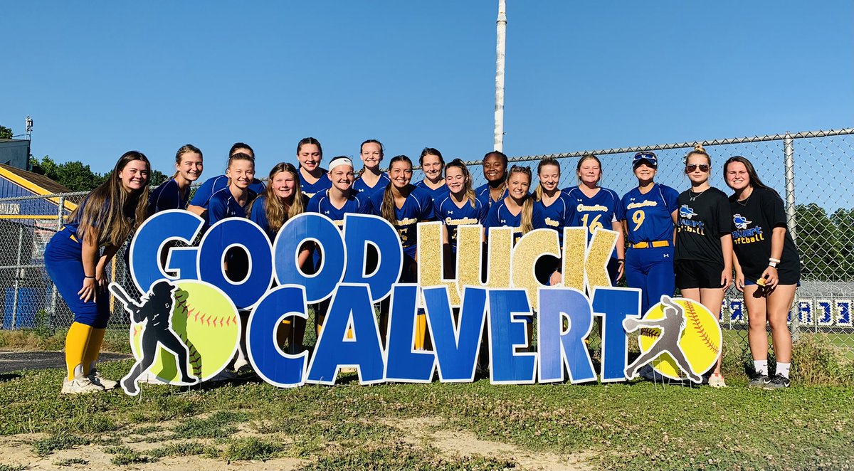 Exciting day for @LadyCavsSB! They are headed to states! LET’S GO CALVERT!!!!
