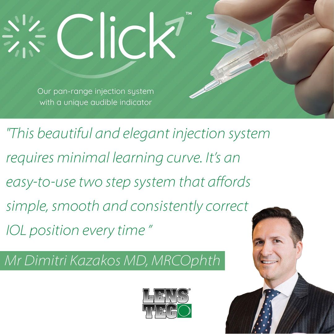 Follow the link below to watch a full demonstration of the #Click System 👇🏻

lnkd.in/gmEj-Rt

Send us message to arrange a trial!

#ophthalmology #cataract