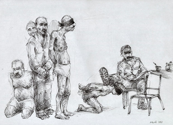 #SaveTheSyrianDetainees
#بدنا_المعتقلين 
Detention is carried out in Syria illegally and inhumanely. Detainees are forced to make false confessions and are subjected to torture, threats and death without knowing their whereabouts