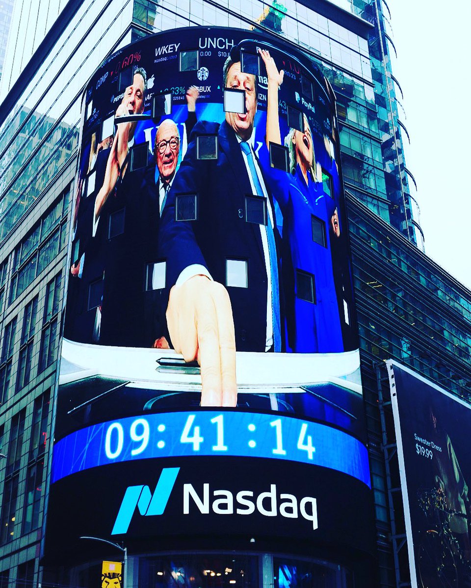 CreusMoreira's tweet photo. Amazing news. WISeKey S.A. $WKEY will be doing a #NASDAQ  #closingbell in NY this summer. #backtoNY https://t.co/sO8JYvcWDn