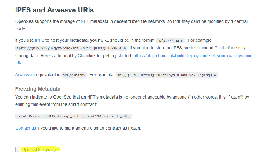 darkp0rt's tweet image. Just noticed that @opensea added support for @ArweaveTeam URIs in the metadata 👏

cc @ArweaveMemes @ArweaveNews @Arweavers