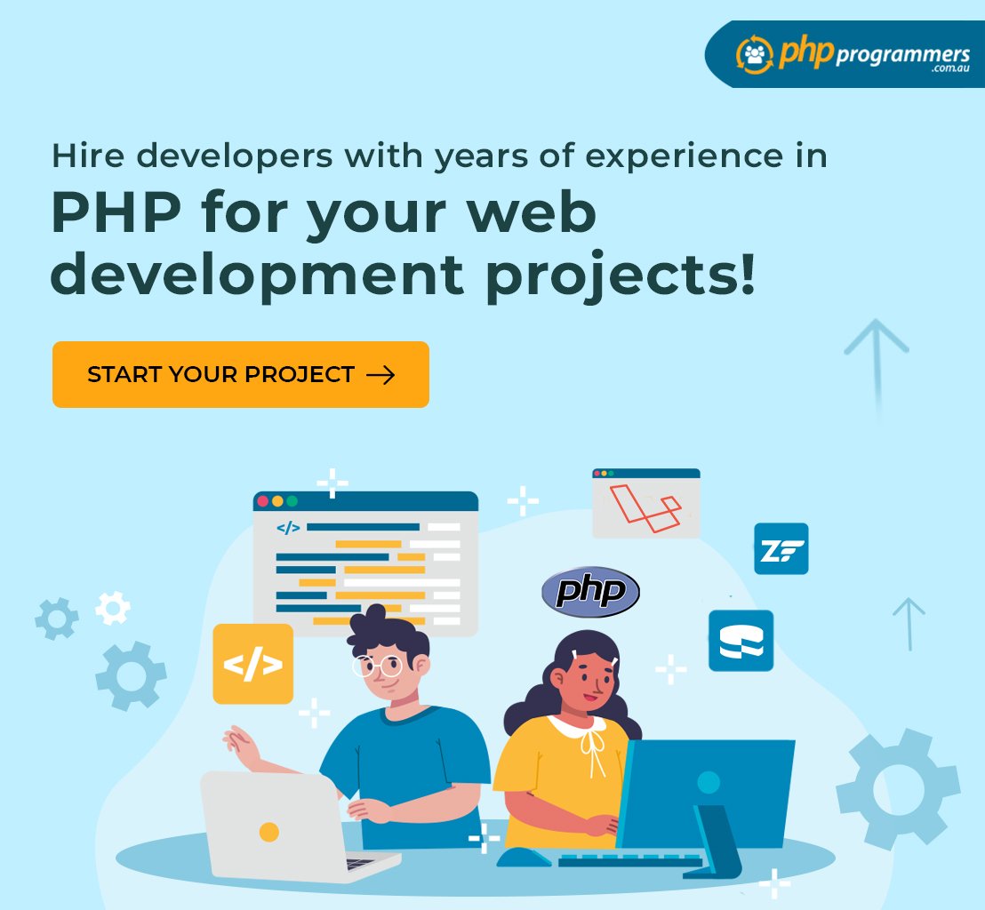 phpprogrammers_'s tweet image. Planning to get your #business #website built? Hire #expert & dedicated #PHP #developers with us.
Contact us today: phpprogrammers.com.au/contact-us/
#php #phpdevelopment #phpwebdevelopment #phpdevelopmentcompany #phpdevelopmentservices #phpdevelopers #experts #phpprogrammers