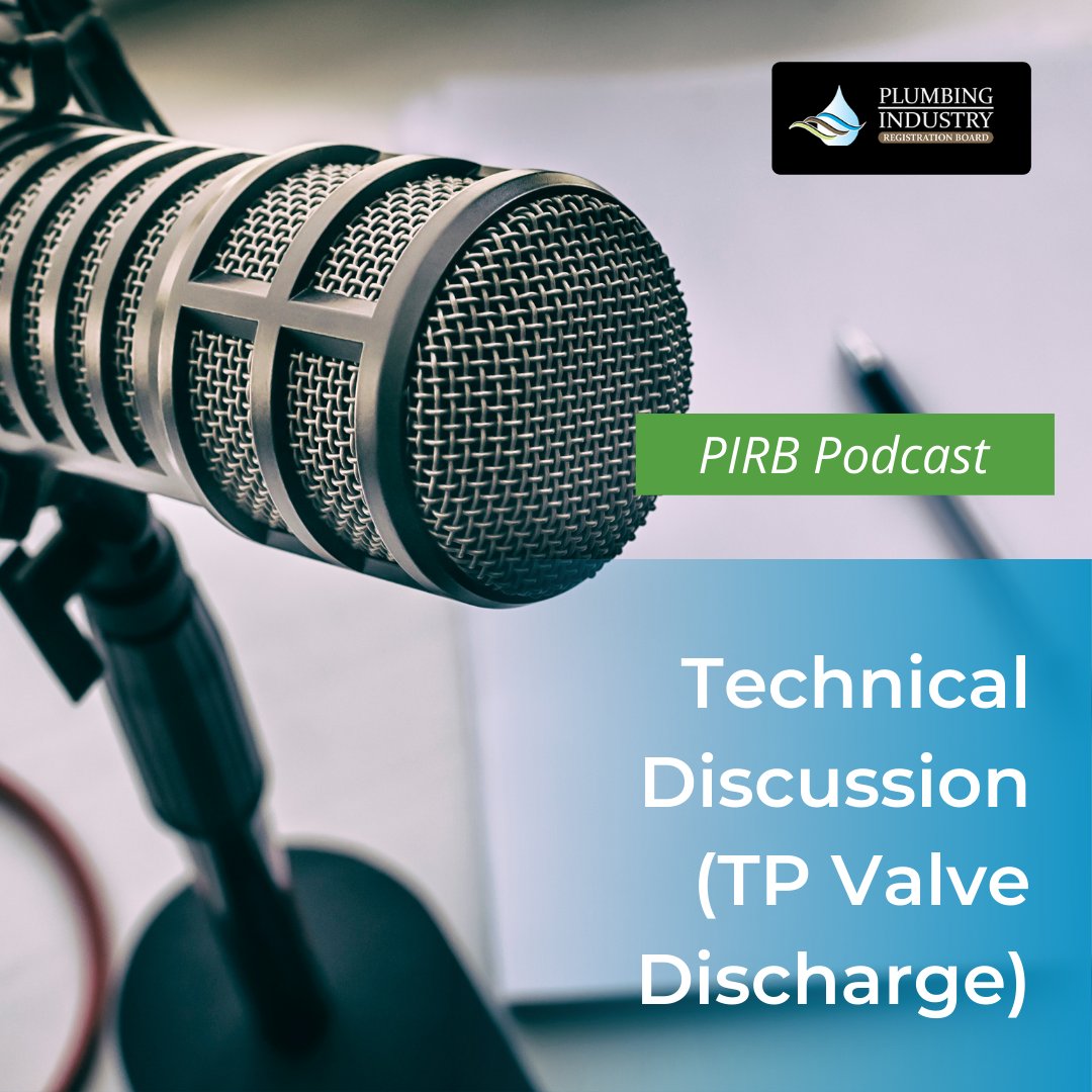 In this episode we will have a technical discussion about TP Valve Discharge.

Listen now on: pirb.co.za/the-profession…

#technical #discussions #talks #podcast #recordings #listening #pipesupport #plumbing #plumberservice #serviceforyou #southafrica