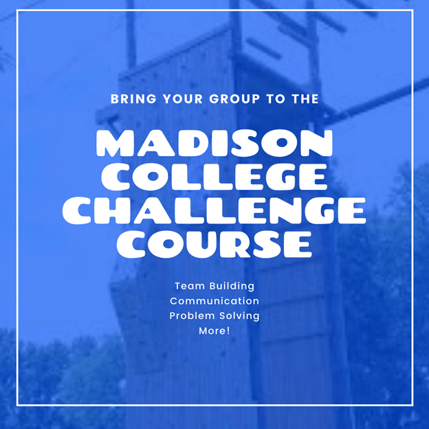 CourseMadison's tweet image. Bring your group to our challenge course for a fun and unique team building experience! Find out more on our website! buff.ly/3vFJxEd
