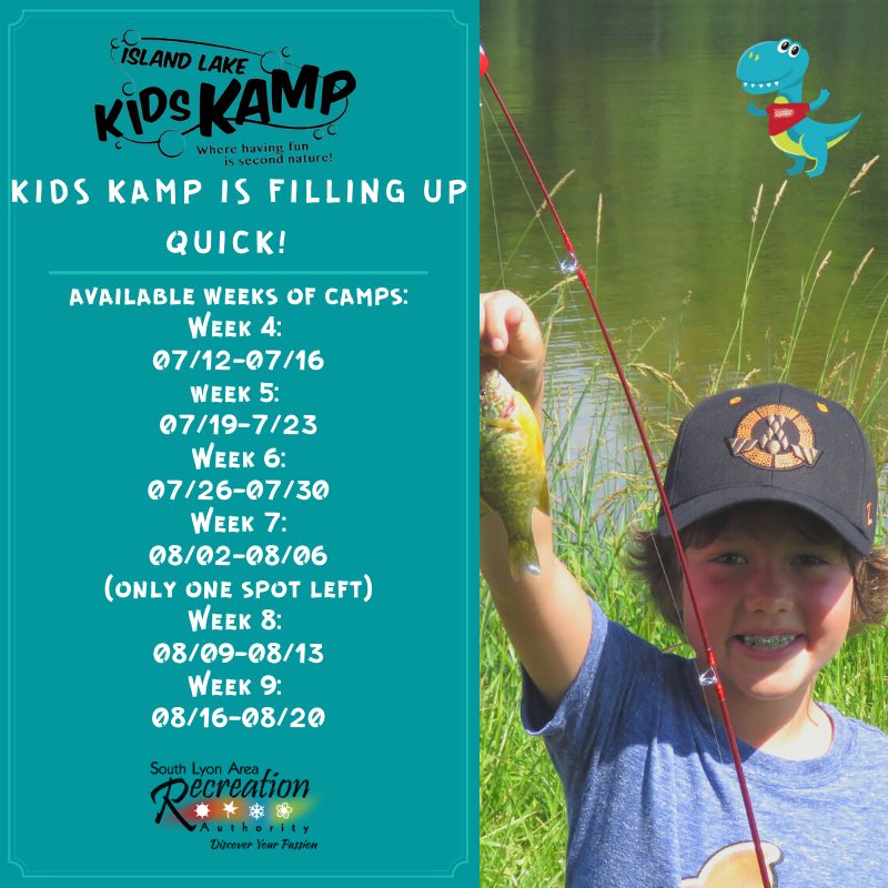 South Lyon Area Recreation Authority (@southlyonrec) on Twitter photo 