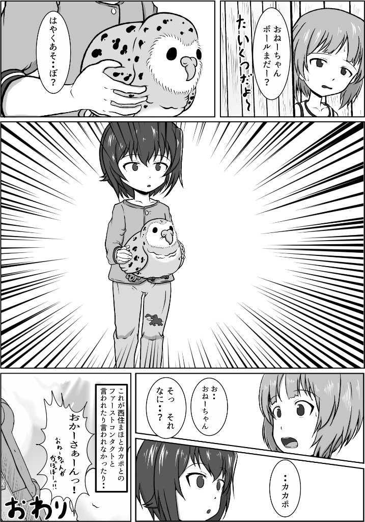 ガルパンカカポ合同で描いた
ガールズ&カカポ&パンツァーBeginning漫画です。 