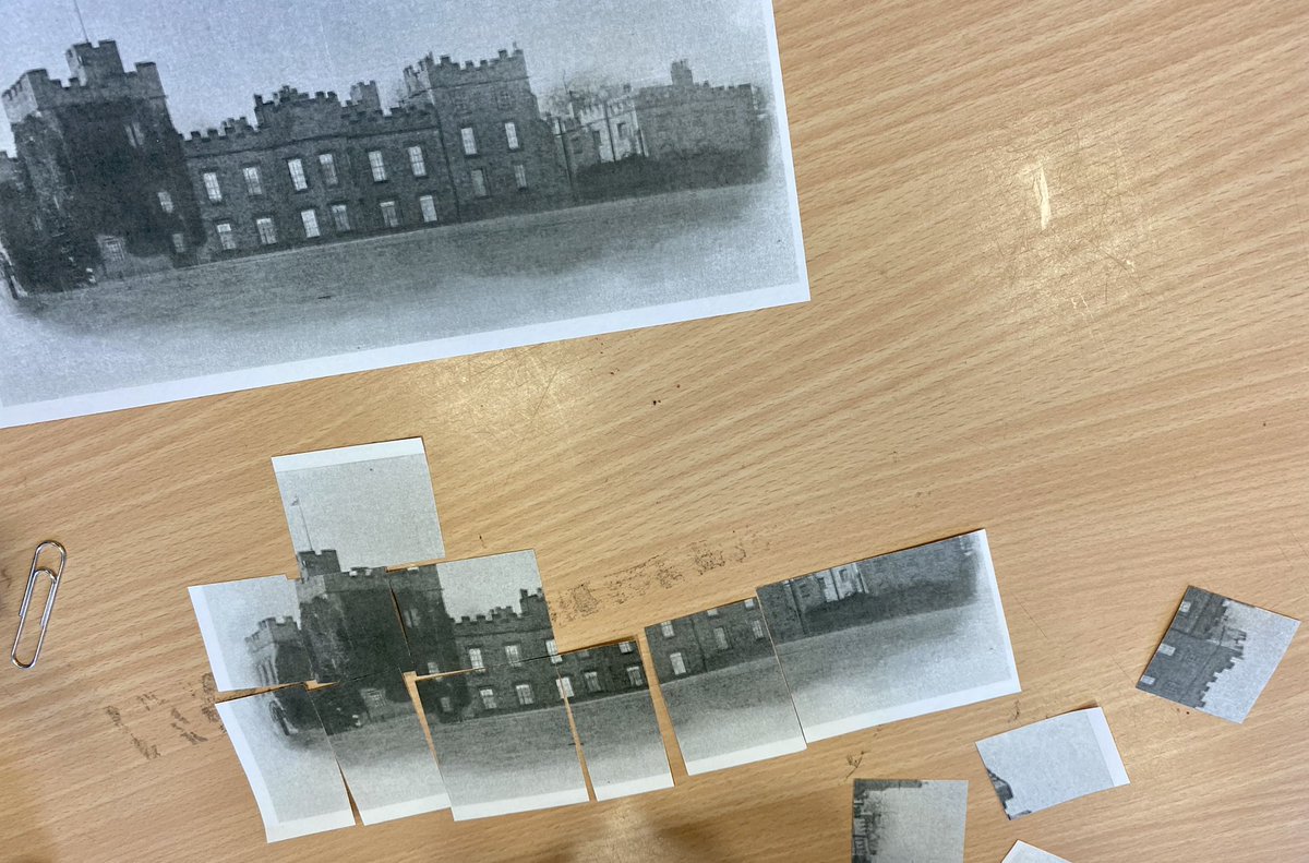 hackforthschool's tweet image. Developing our enquiry through jigsaws for our timeline (Rec and KS1).What has this house got to do with our school? @HistoryPrimary @Ramble14 @Humanities2020 @HilsRobinson @histassoc “Puzzles make us concentrate!” Y2