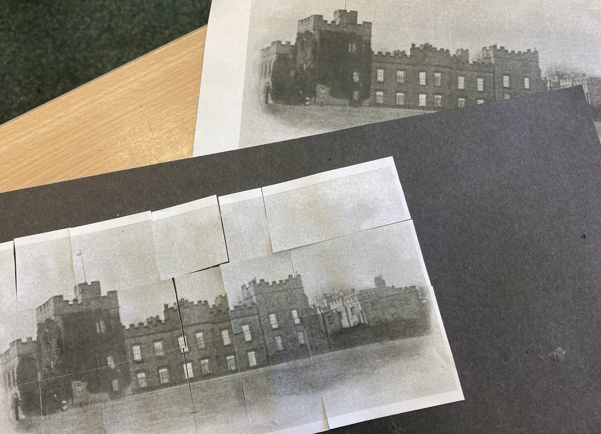 hackforthschool's tweet image. Developing our enquiry through jigsaws for our timeline (Rec and KS1).What has this house got to do with our school? @HistoryPrimary @Ramble14 @Humanities2020 @HilsRobinson @histassoc “Puzzles make us concentrate!” Y2
