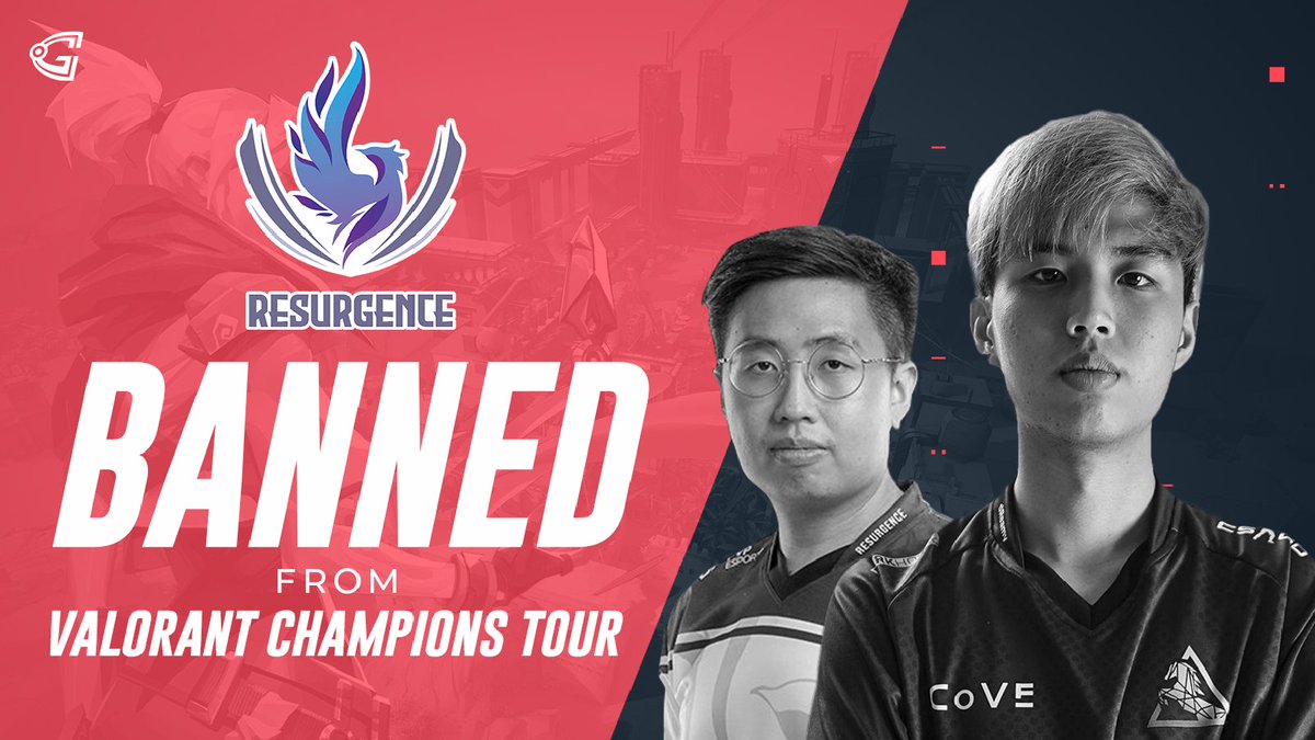 GosuGamers on Twitter: "'GermSG' & 'Dreamycsgo' formerly of @WeAreRSG  has been banned from @PlayVALORANT Champions Tour 2021 for 3 years, due to  illegal match fixing. 🔗: link:: https://t.co/xGyrDP3YTq @riotgames  #VCT2021 #Valorant #TeamResurgence #