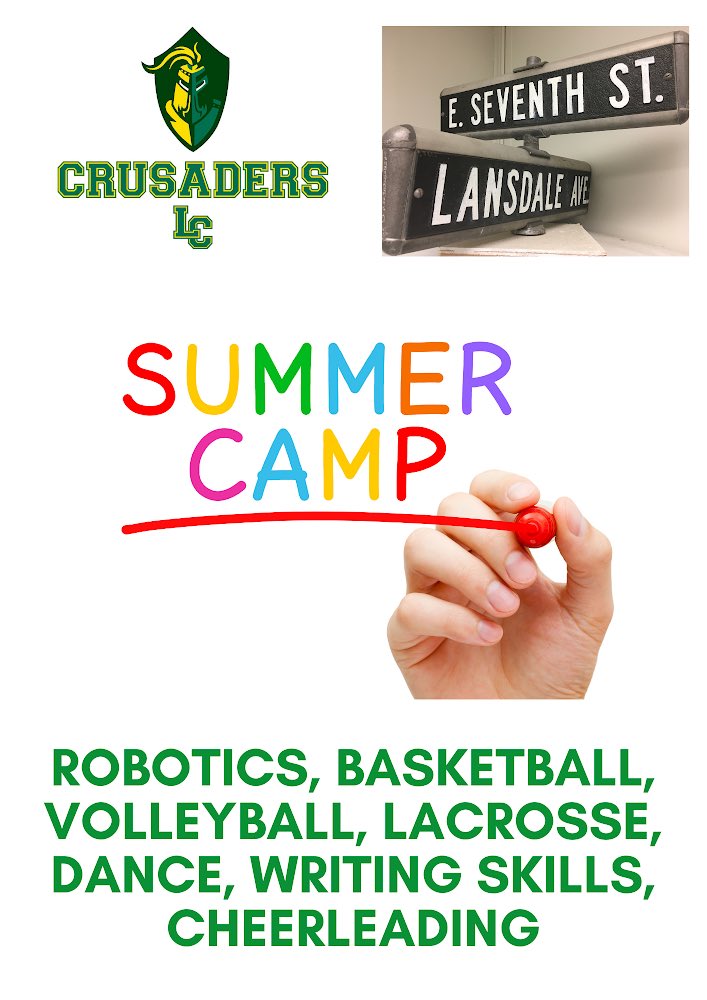 Lansdale Catholic On Twitter Https T Co Kl8y1rdeqb Register Now For Lccrusaders Lchs Activities Summercamps Mrsgreskosfifth Stjudechalfont Maryredeemer Mmrschool Mater Dei Cs Corpuschristi S Cyocorpus Olsacredheart Visischool