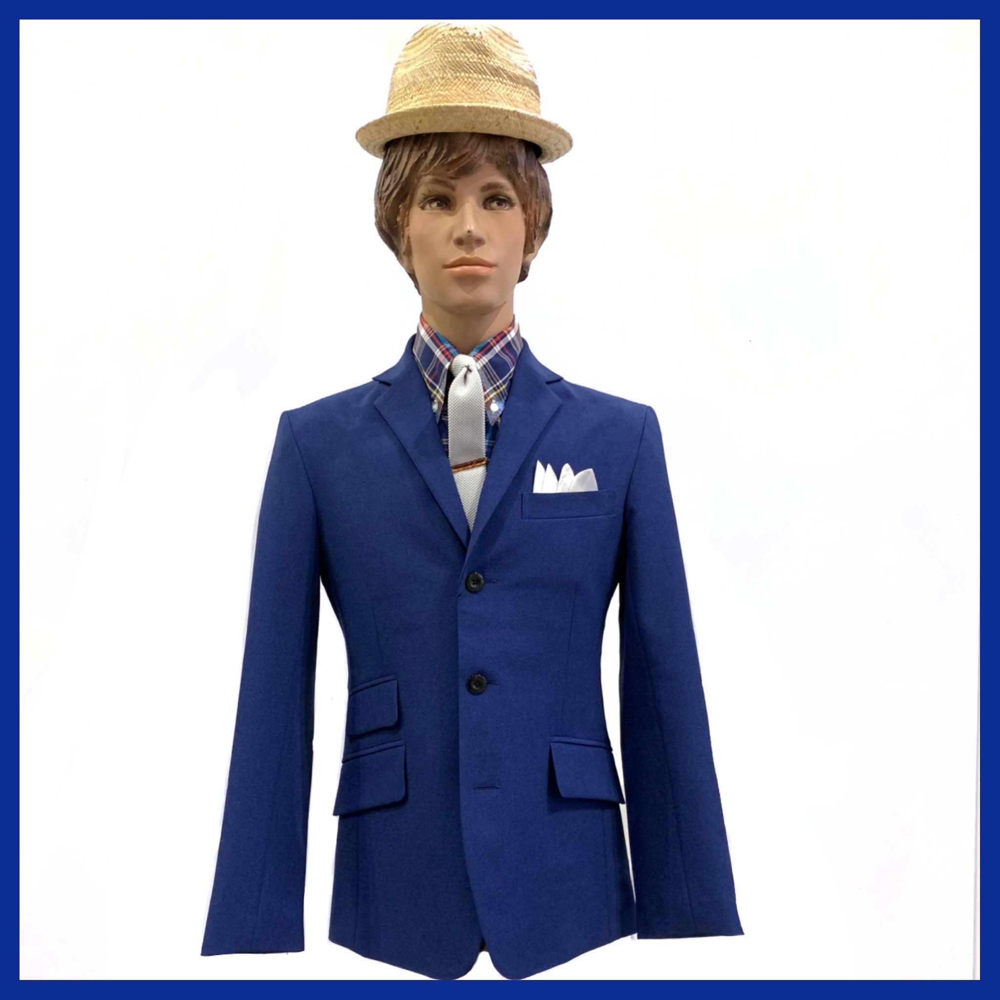 クールスキャット モッズスーツ セットアップ ストライプ 1 S 美品 fab