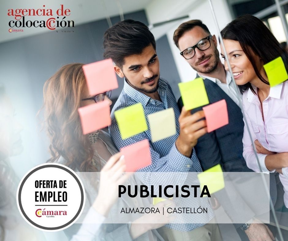 EmpleoCastellon's tweet photo. 📣¡Oferta de #empleo! Se busca Publicista para una agencia de comunicación ubicada en Almazora. 

 Pincha aquí para saber más sobre la #oferta 👉 
https://t.co/tTO6KdTNhz

#selecciondepersonal
#ofertasdeempleo
#agenciadecolocacion
#camaradecomerciodecastellon https://t.co/GrlOEhR3k9